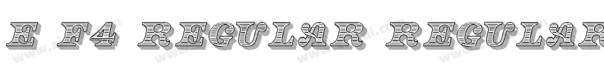E F4 Regular Regular字体转换